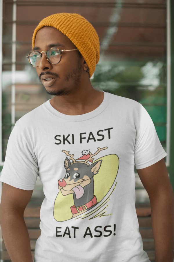 Ski fast eat ass shirt