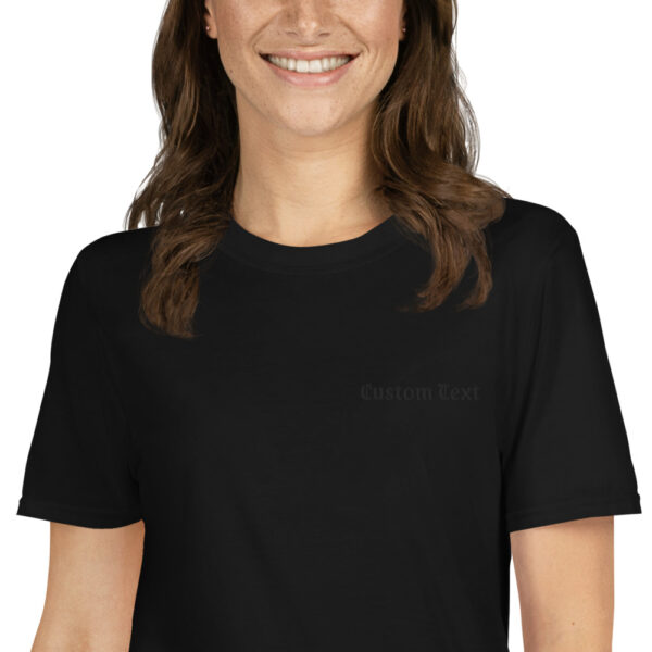 Custom T shirt embroidery
