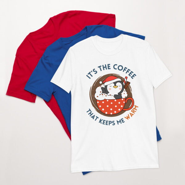 Penguin Drinking Coffee Shirt
