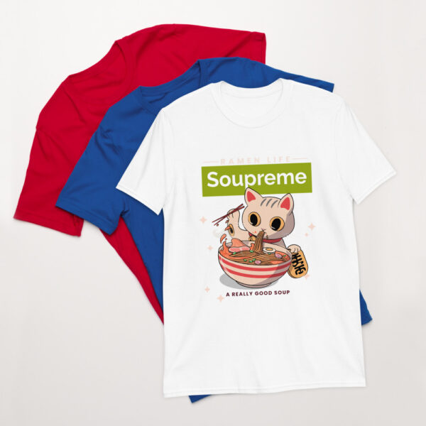 Soupreme shirt - cat eating ramen noodles