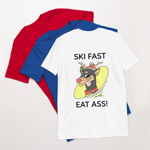 Ski fast eat ass t shirt