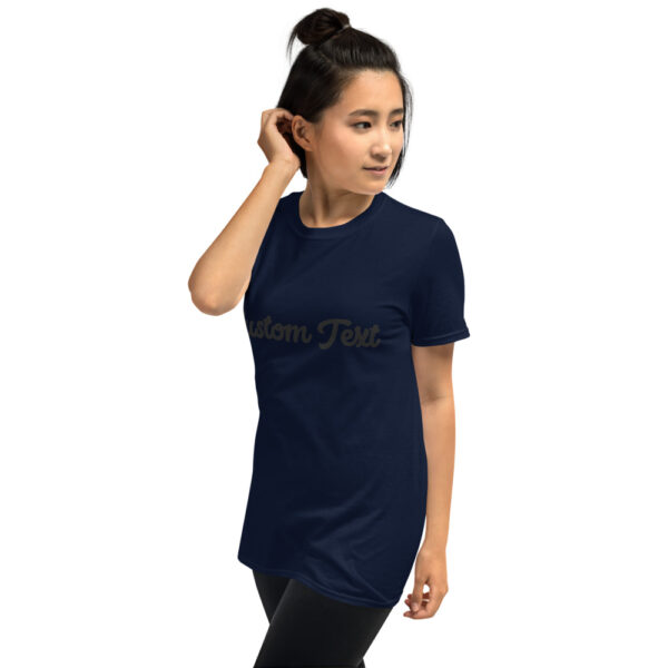 Custom T-shirt Curly Font Beautiful Custom T-shirt