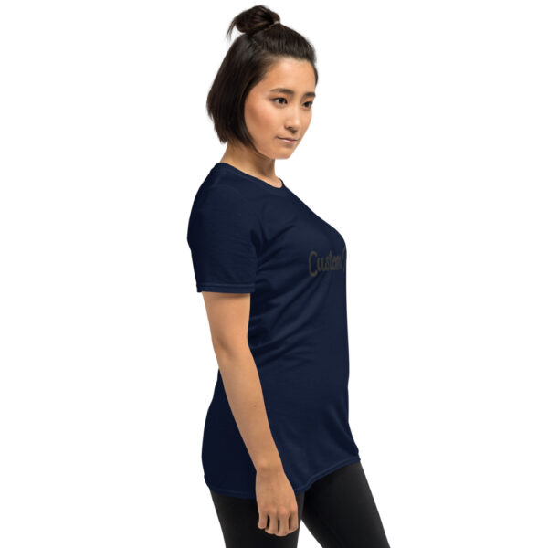 Custom T-shirt Curly Font Beautiful Custom T-shirt