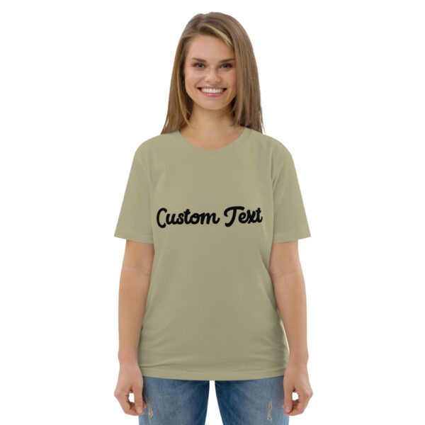 Custom T-shirt Organic Recycled Ecological Sustainable