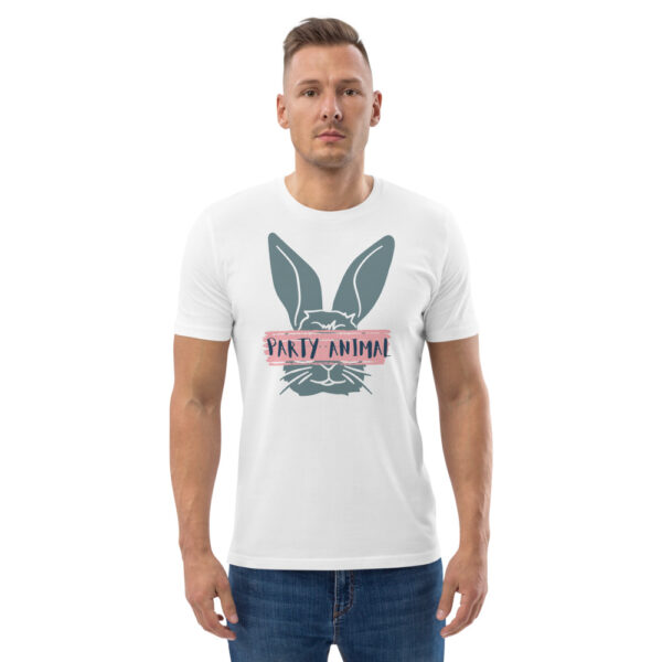 Custom graphic t-shirt rahela style rabbit organic ecological recycled sustainable clothing