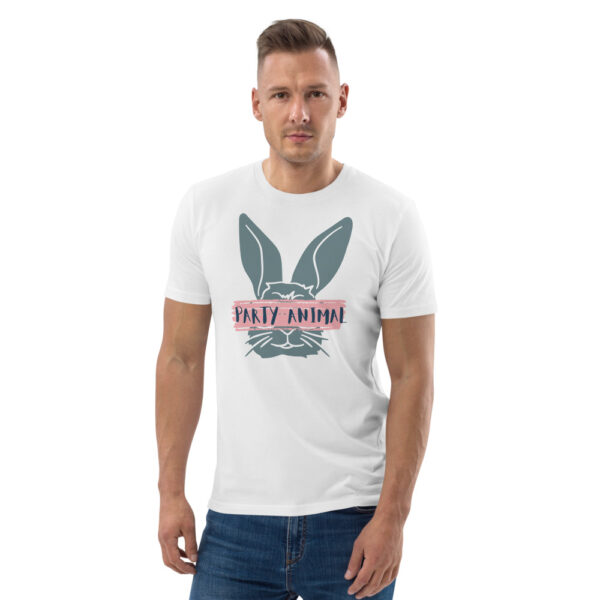 Custom graphic t-shirt rahela style rabbit organic ecological recycled sustainable clothing