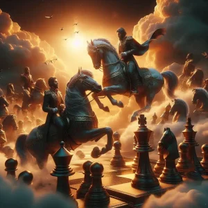 Chess representation hard image, dream