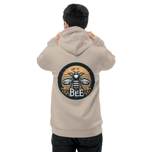 Let it bee sustainable fashion organic cotton hoodie