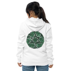 Sustainable fashion organic cotton eco concious greeen recycling plant circle hoodie