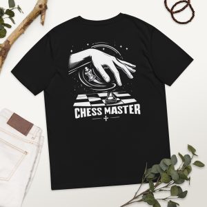 Eco chess master checkmate sustainable cotton shirt
