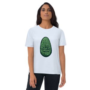 Keep it green fingerprint sustainable fashion organic cotton t-shirt