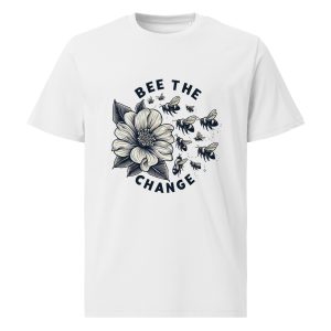 Bee the change bee sustainable fashion organic cotton t-shirt