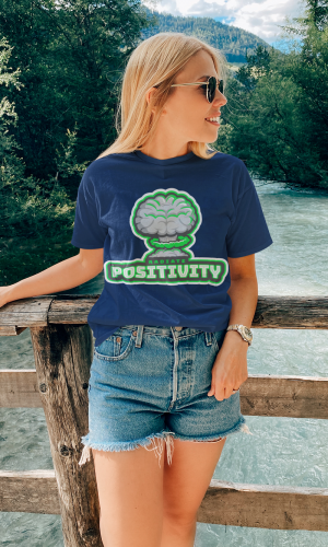 Radiation puns - radiography puns - radiate positivity - atomic bomb - women t-shirt