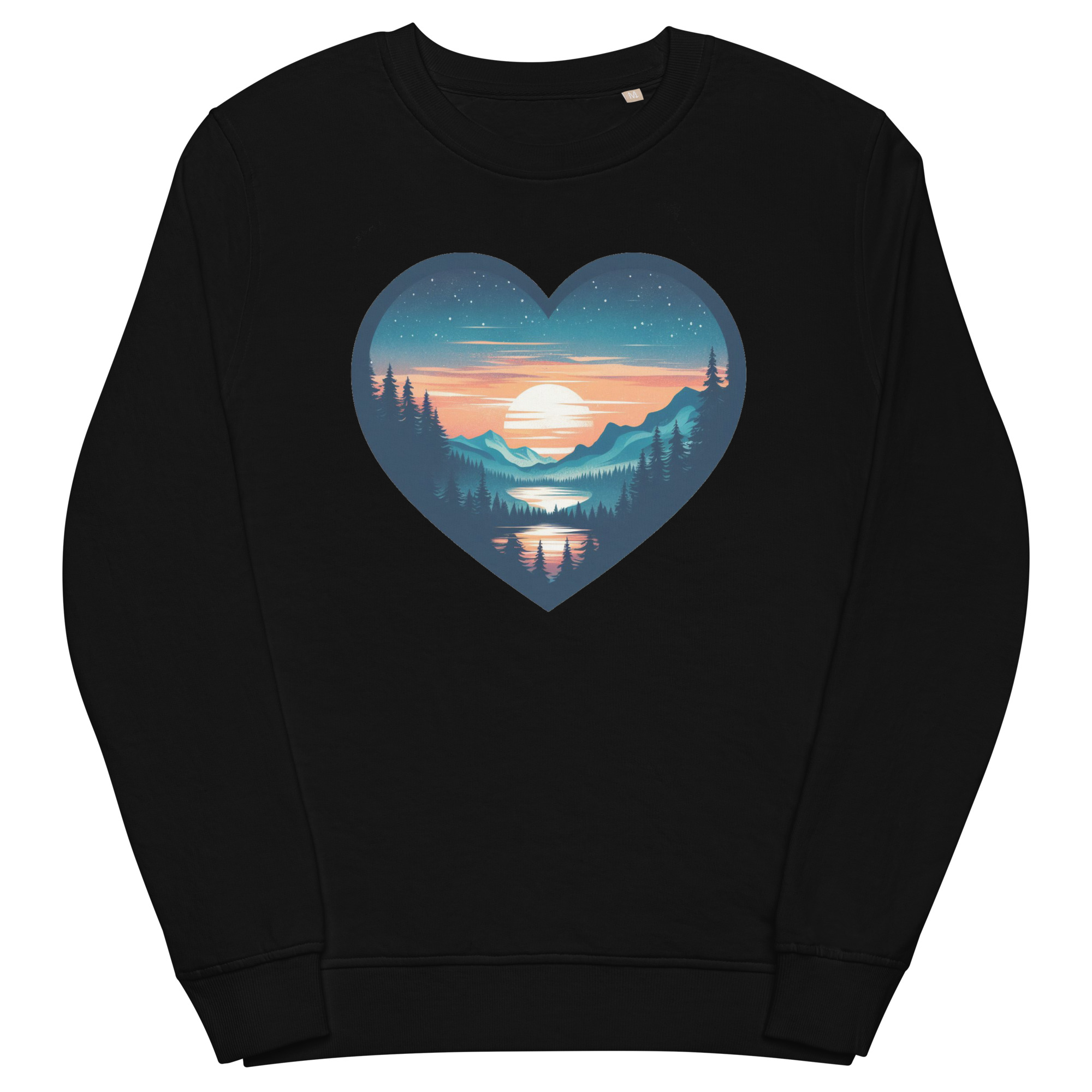 Love Infused Heart Silhouette